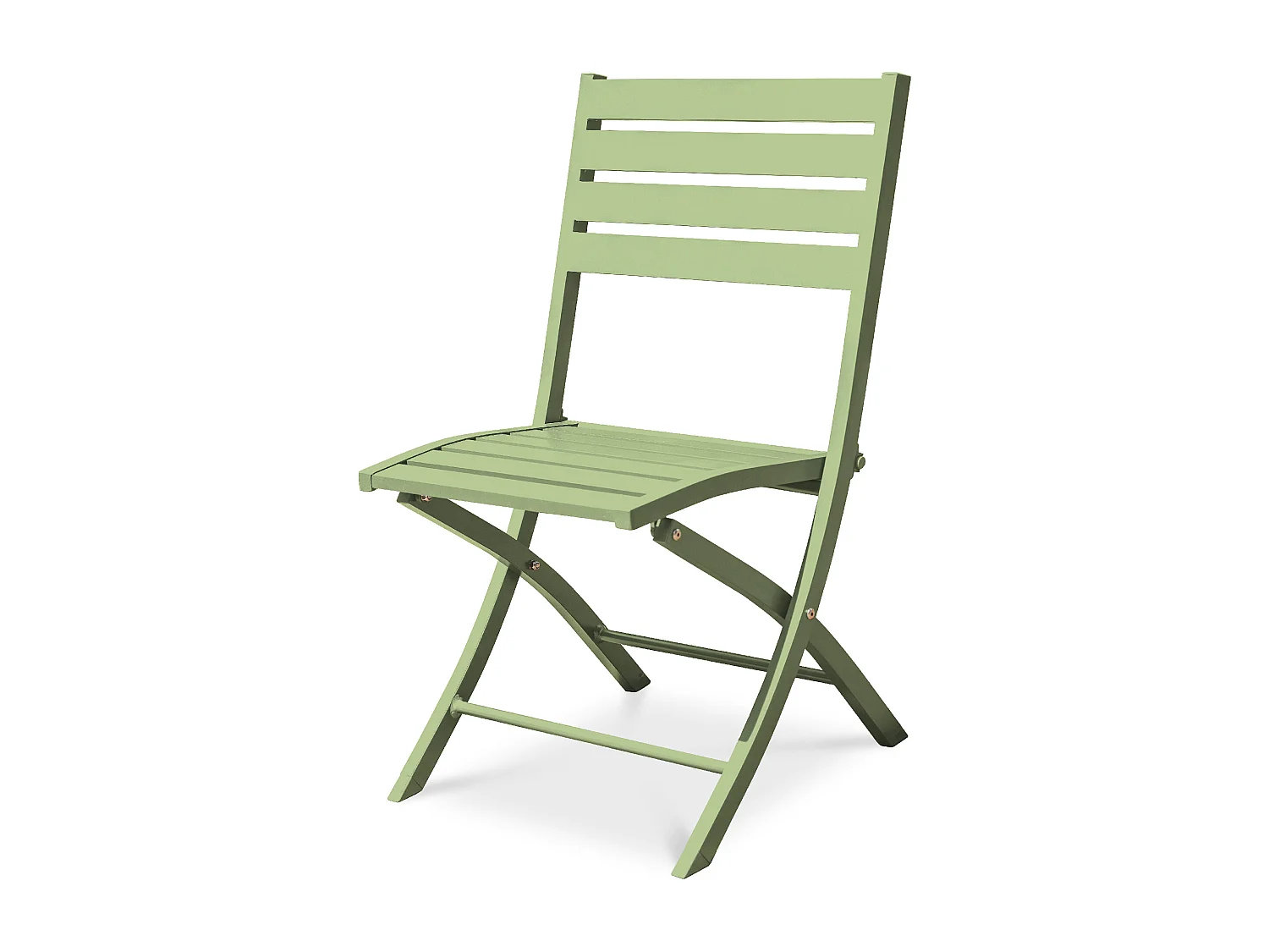 Klappbarer Gartenstuhl, Aluminium, lagunengrün