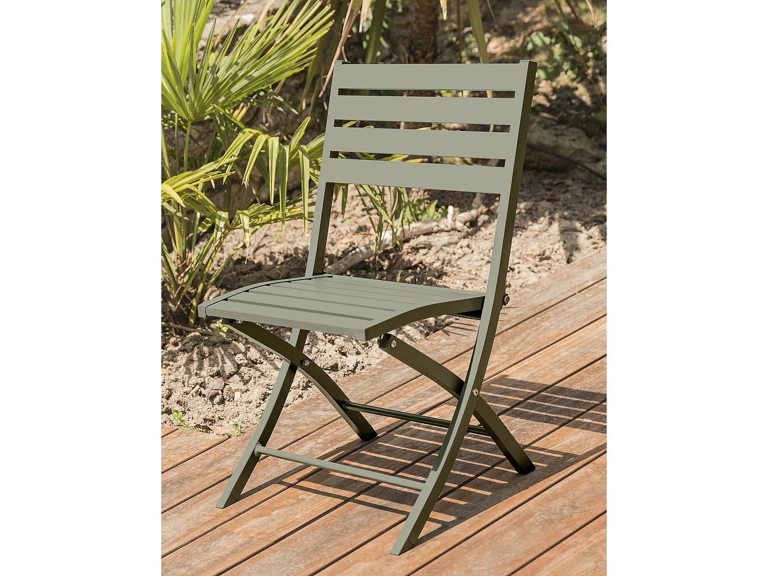 Klappbarer Gartenstuhl, Aluminium