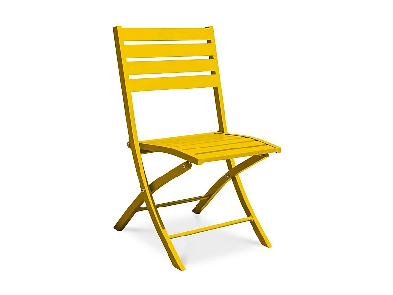 Chaise de Jardin Pliante "Marius" 82cm Moutarde