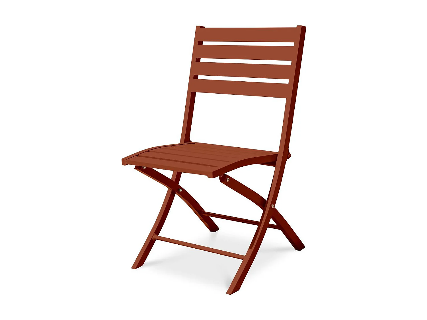 Chaise de Jardin Pliante "Marius" 82cm Terracotta