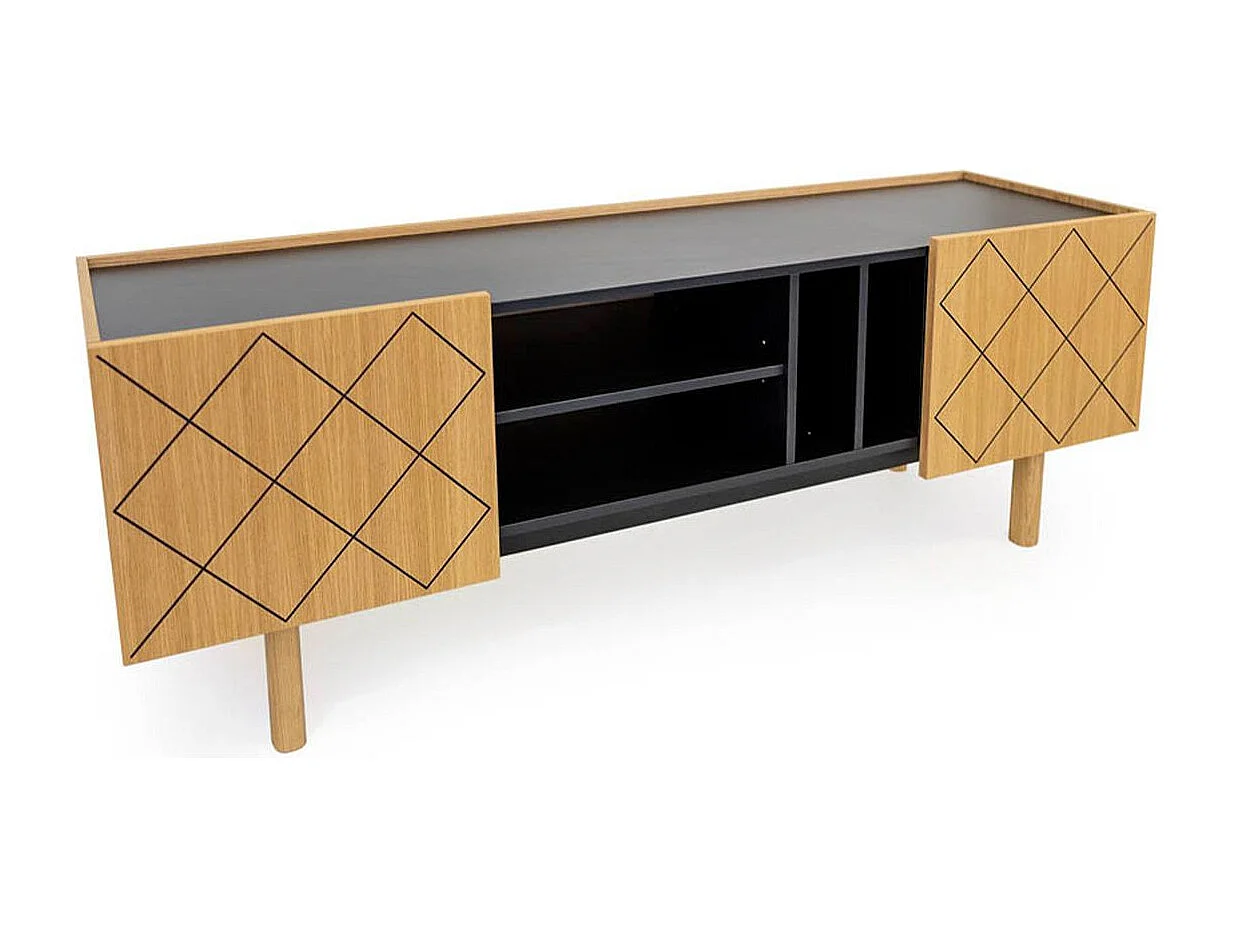 Meuble TV "Porto Ramalde" 175cm Naturel