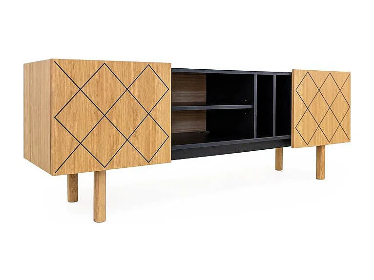 Meuble TV "Porto Ramalde" 175cm Naturel
