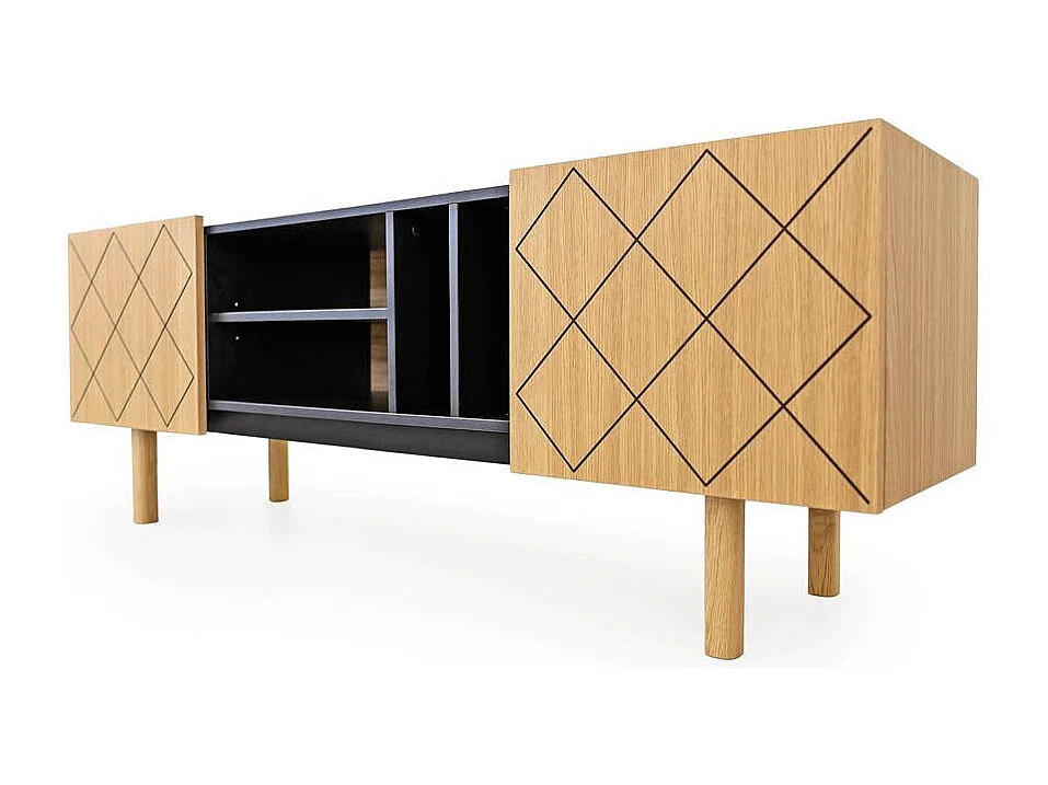 Meuble TV "Porto Ramalde" 175cm Naturel