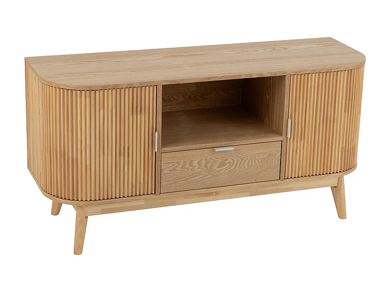 Meuble TV en Bois "Alta" 120cm Naturel