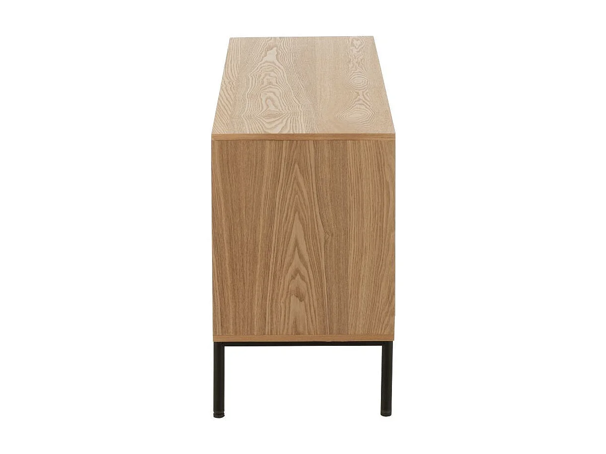 Meuble TV Cannage "Kory" 120cm Naturel