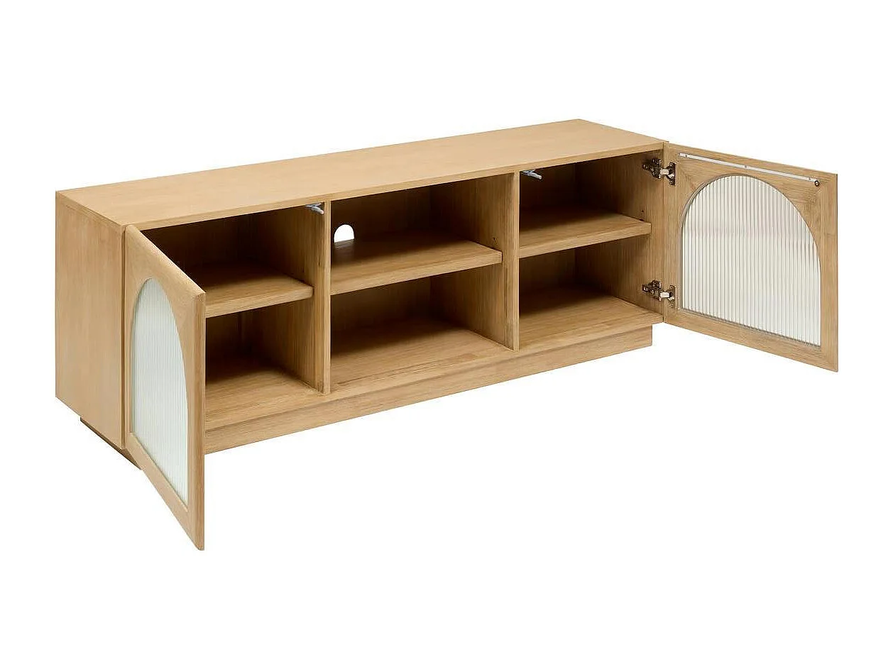 Meuble TV 2 Portes "Lousada" 160cm Naturel