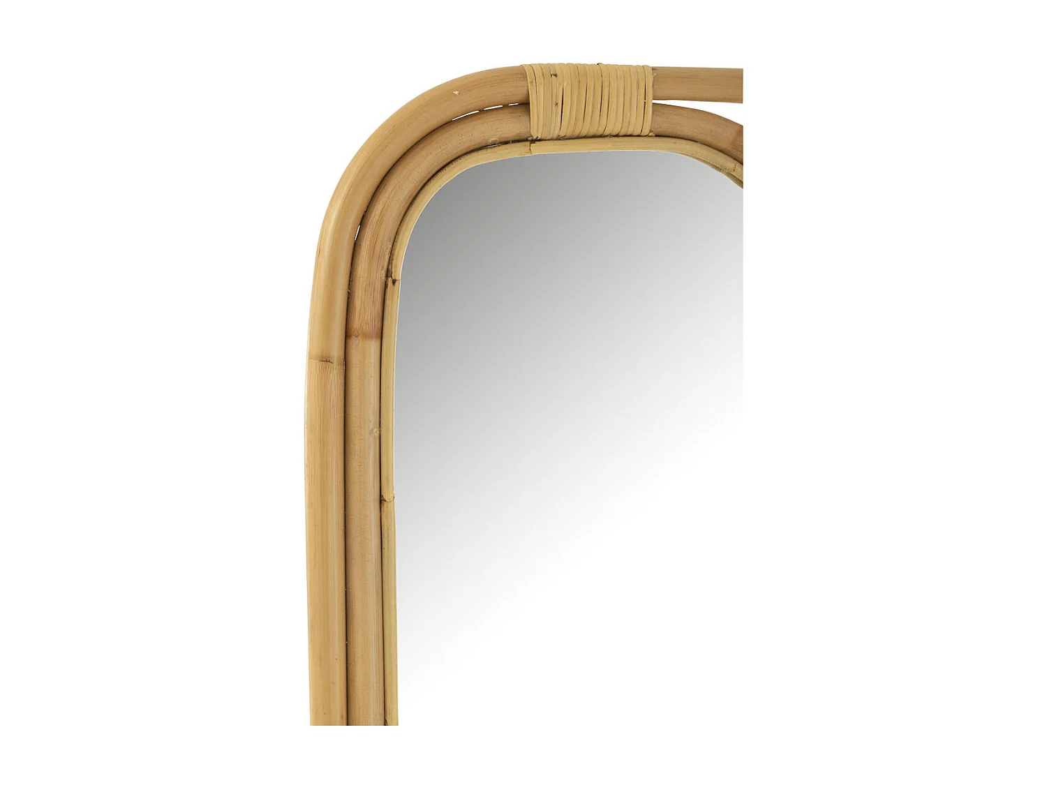 Miroir en Rotin "Echelle" 152cm Naturel
