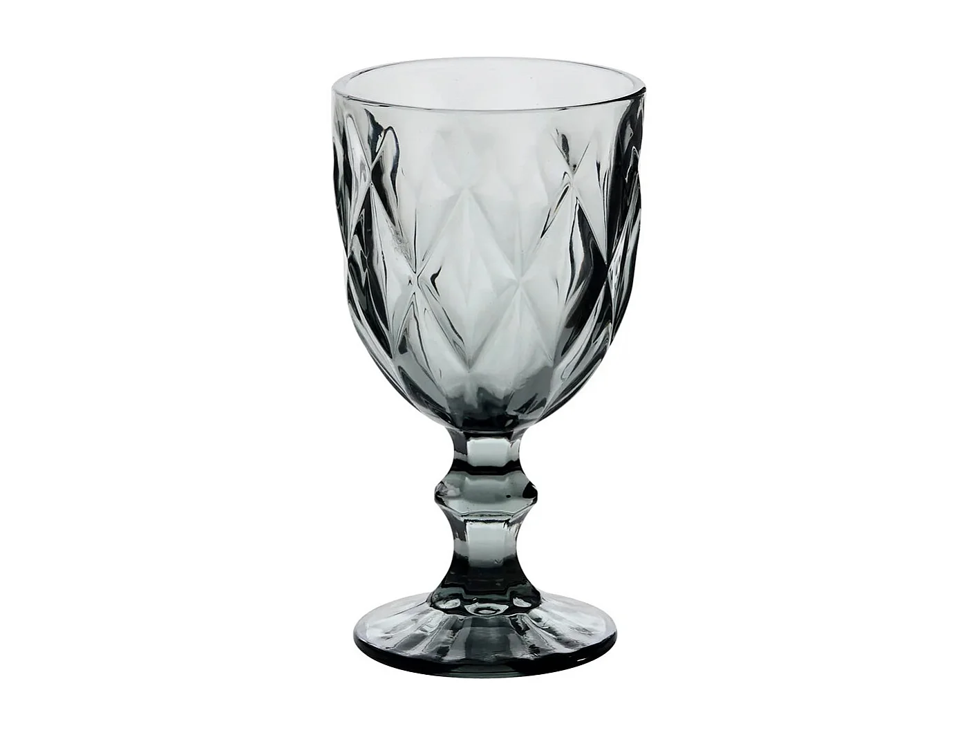 Lot de 6 Verres à Vin "Lea" 23cl Gris