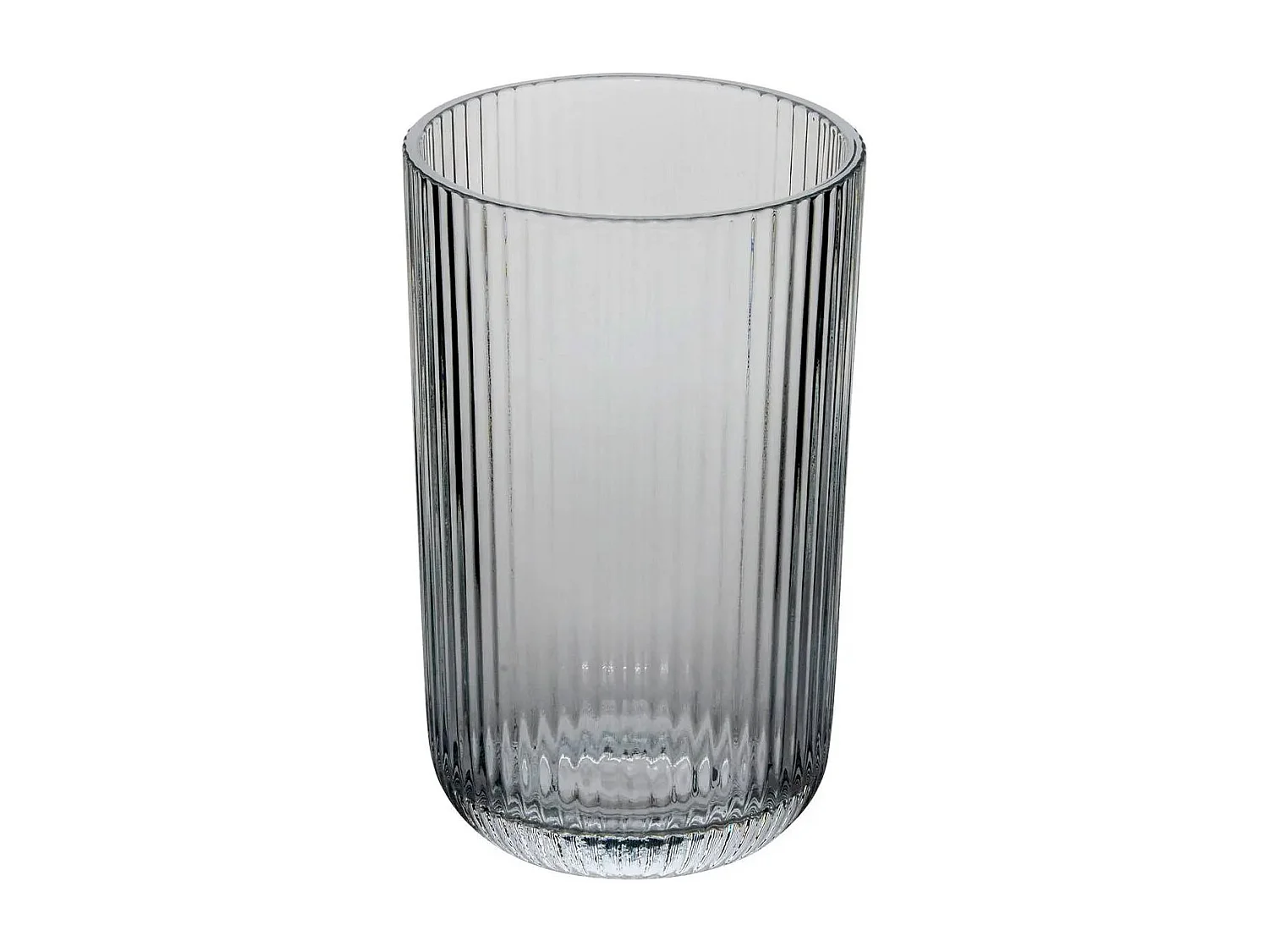 Lot de 6 Gobelets Hauts Strie "Ema" 43cl Gris