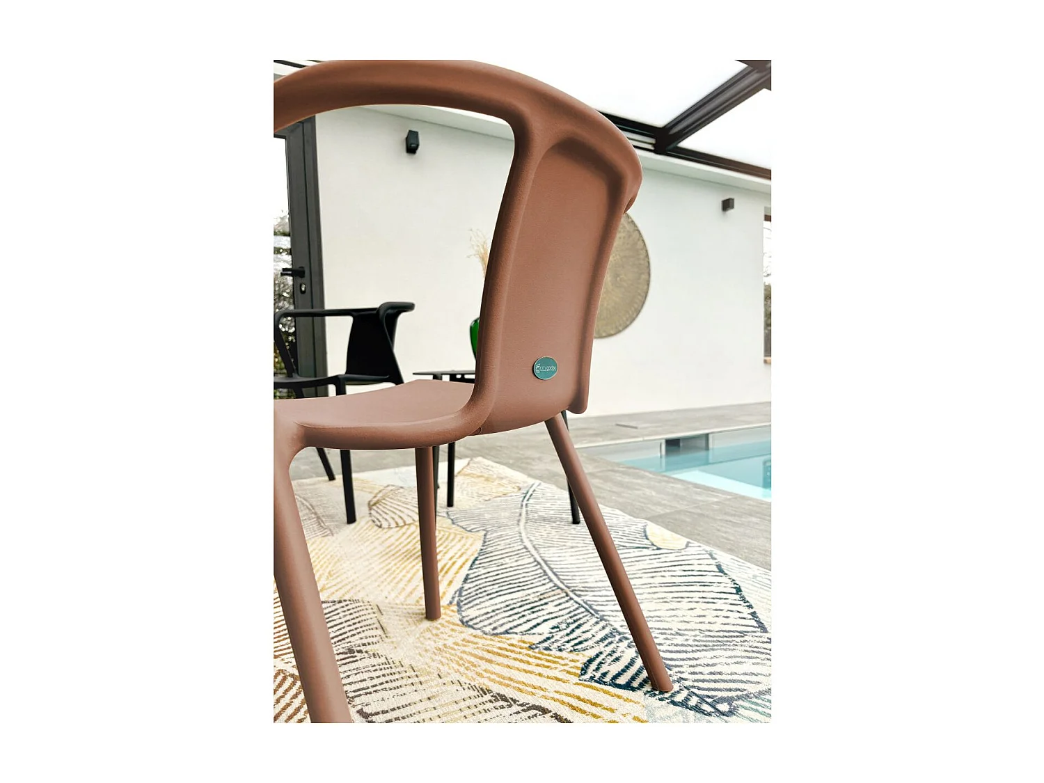 Fauteuil de Jardin Empilable "Diego" 72cm Terracotta