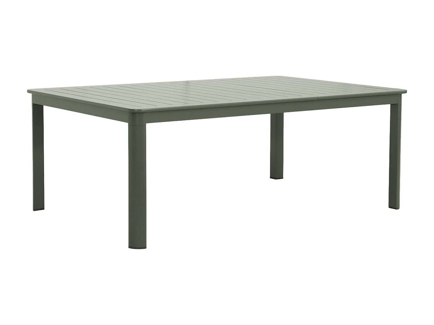 Table de jardin extensible aluminium 12 places kaki - Karo