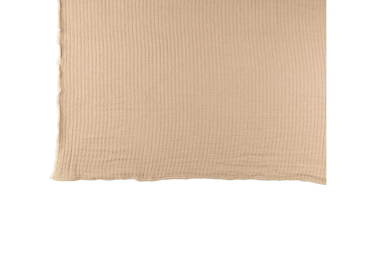 Plaid Déco Lignes "Teddy" 130x180cm Beige