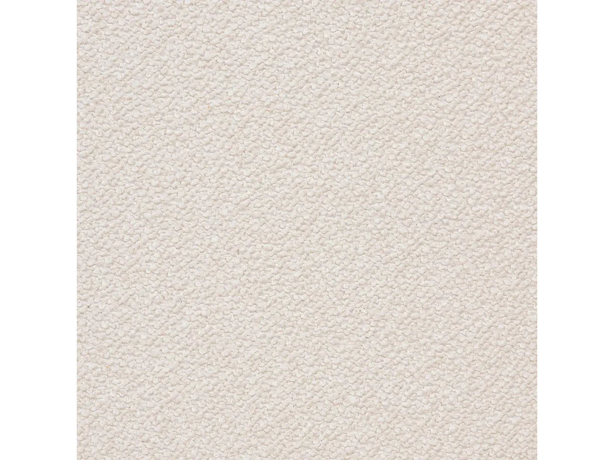 Canapé 3 places en tissu bouclette blanc OSTUNI