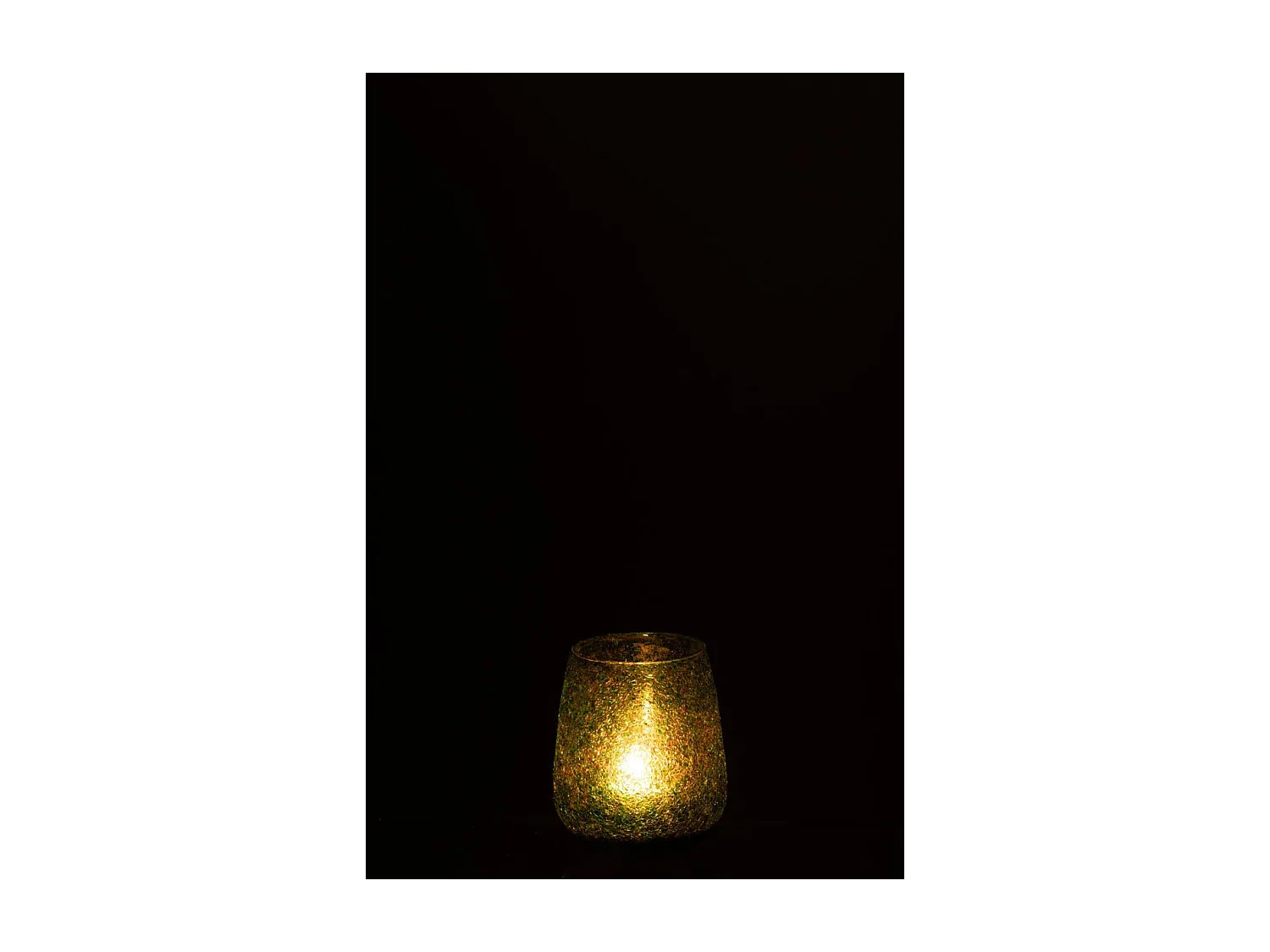 Photophore Éclat de Verre "Tom" 12cm Vert