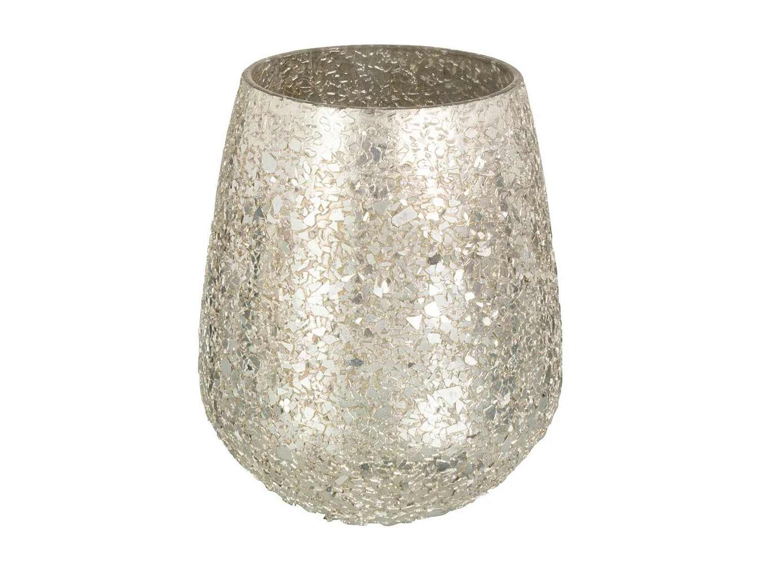 Photophore Éclat de Verre "Tom" 12cm Or