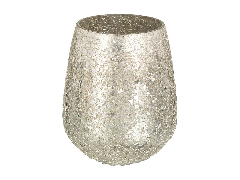 Photophore Éclat de Verre "Tom" 12cm Or