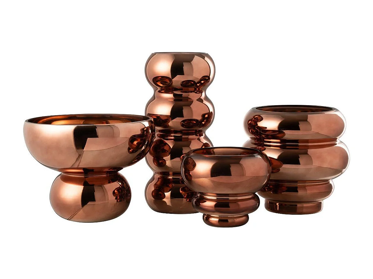 Photophore Design Bol "Cléa" 23cm Brun