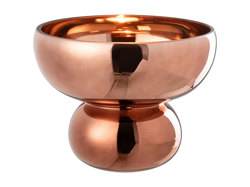 Photophore Design Bol "Cléa" 23cm Brun