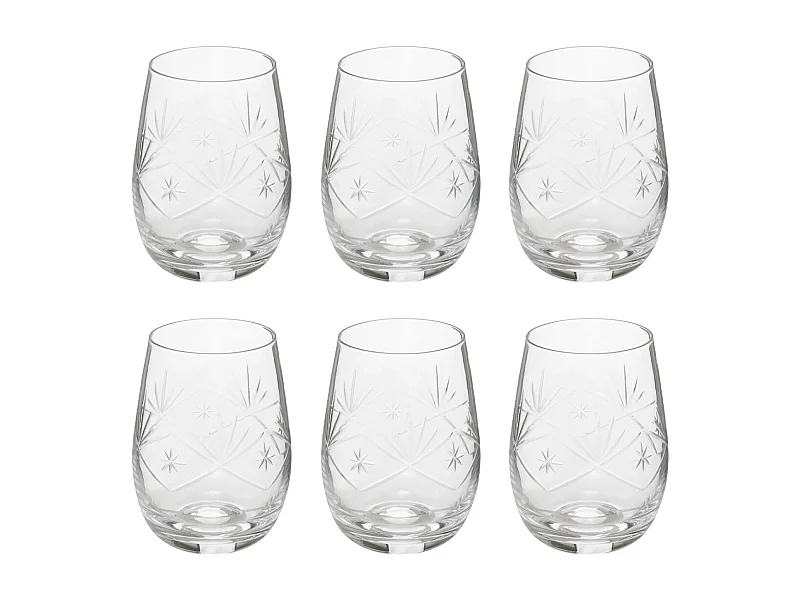 Lot de 6 Gobelets Design "Victoria" 42cl Transparent