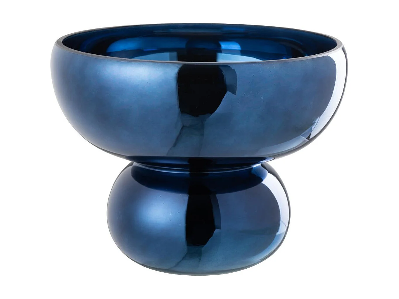 Photophore Design Bol "Cléa" 23cm Bleu