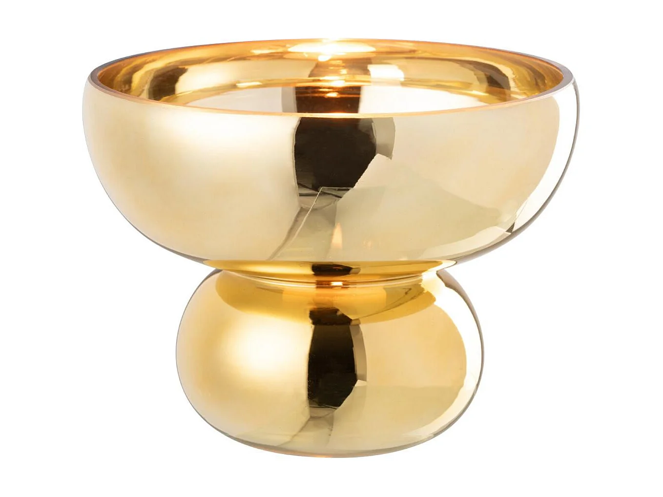 Photophore Design Bol "Cléa" 23cm Doré