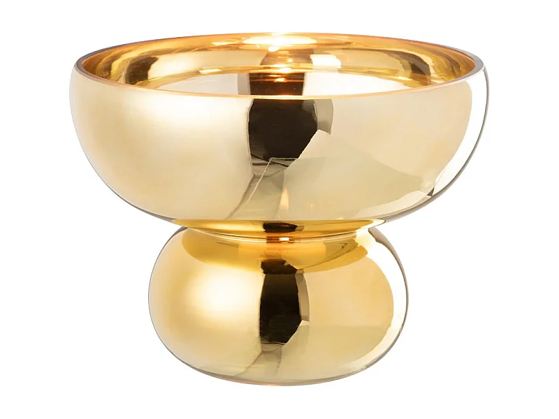 Photophore Design Bol "Cléa" 23cm Doré