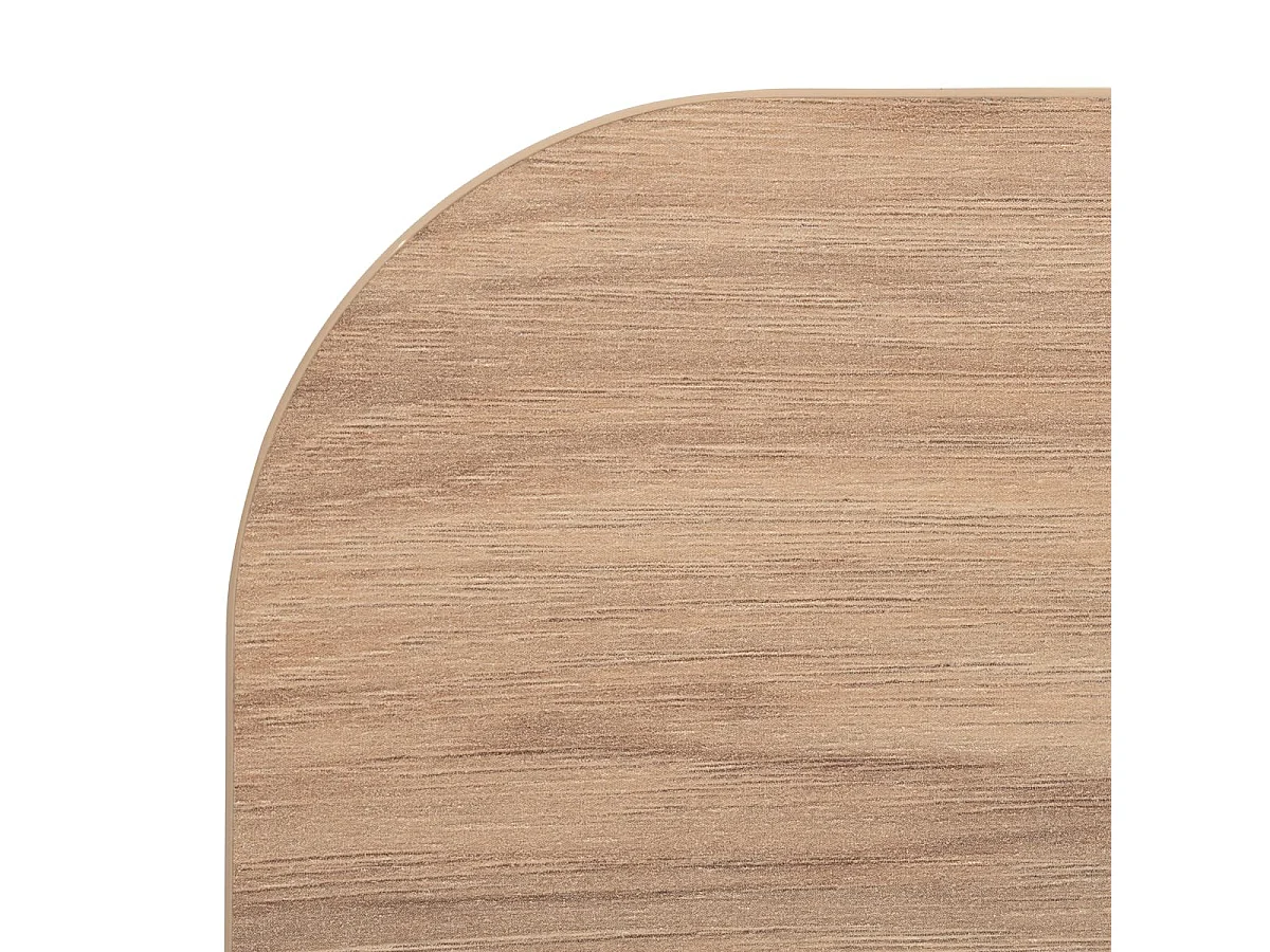 Table basse 1 niche effet bois 90 cm - Luis