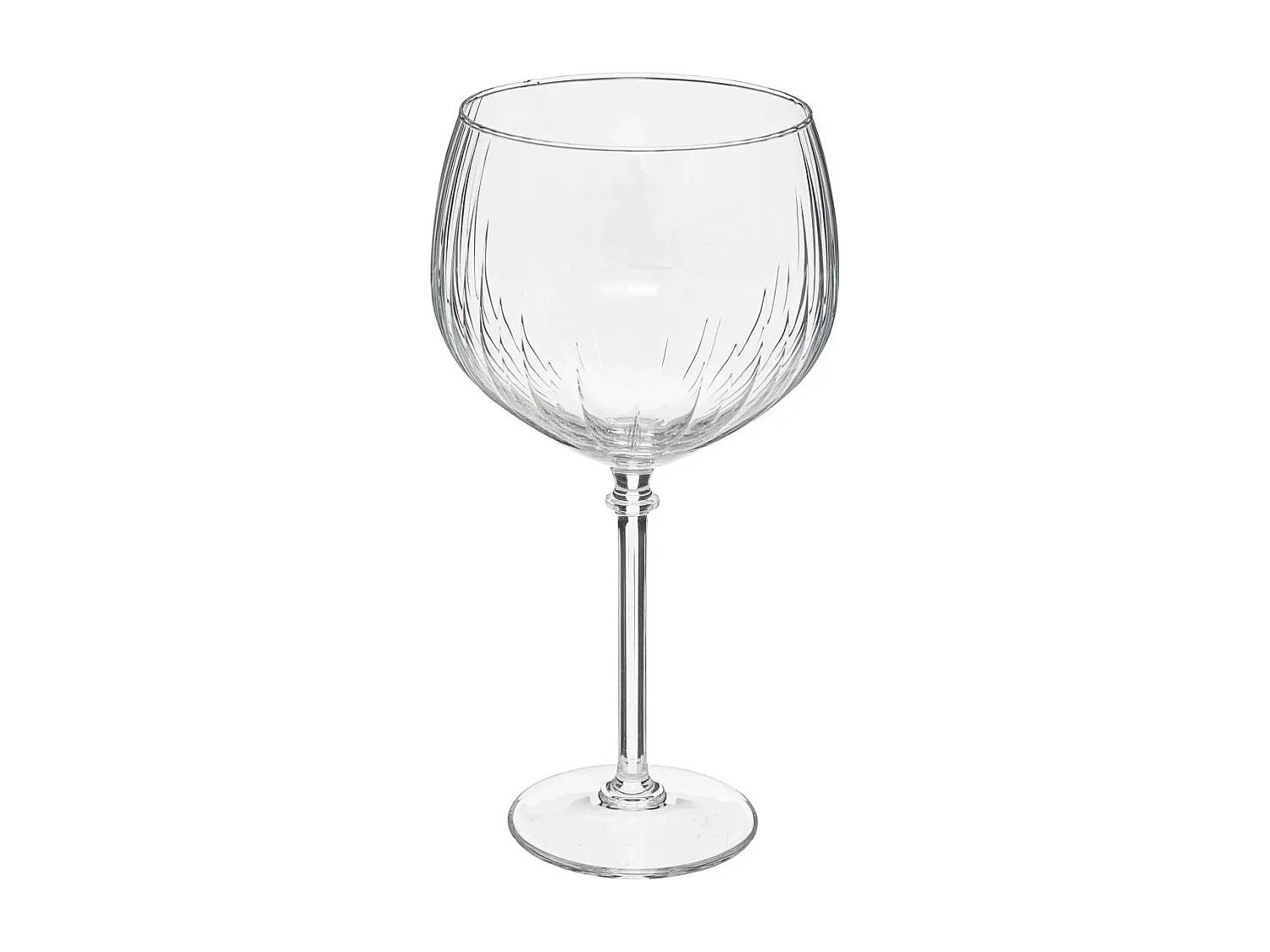 Lot de 4 Verres à Gin "Strié" 64cl Transparent
