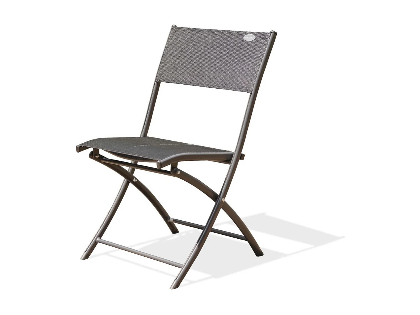 Chaise de Jardin Pliante "Boston" 82cm Gris Anthracite