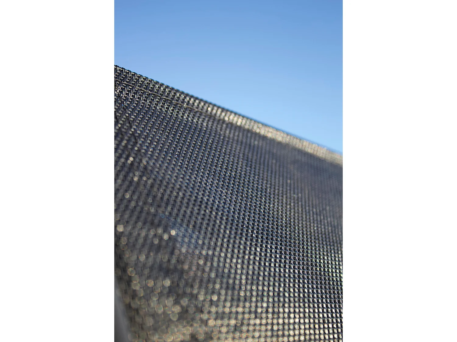 Klappbarer Gartenstuhl, Aluminium, Textilene, schwarz