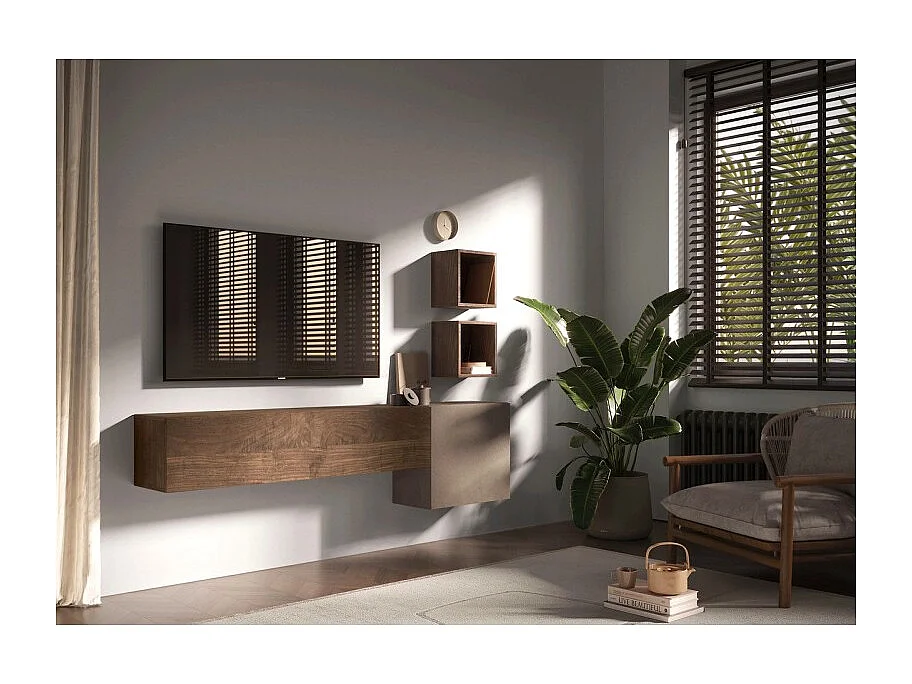 Rangement mural MARINA finition bronze L55 x P30 x H50