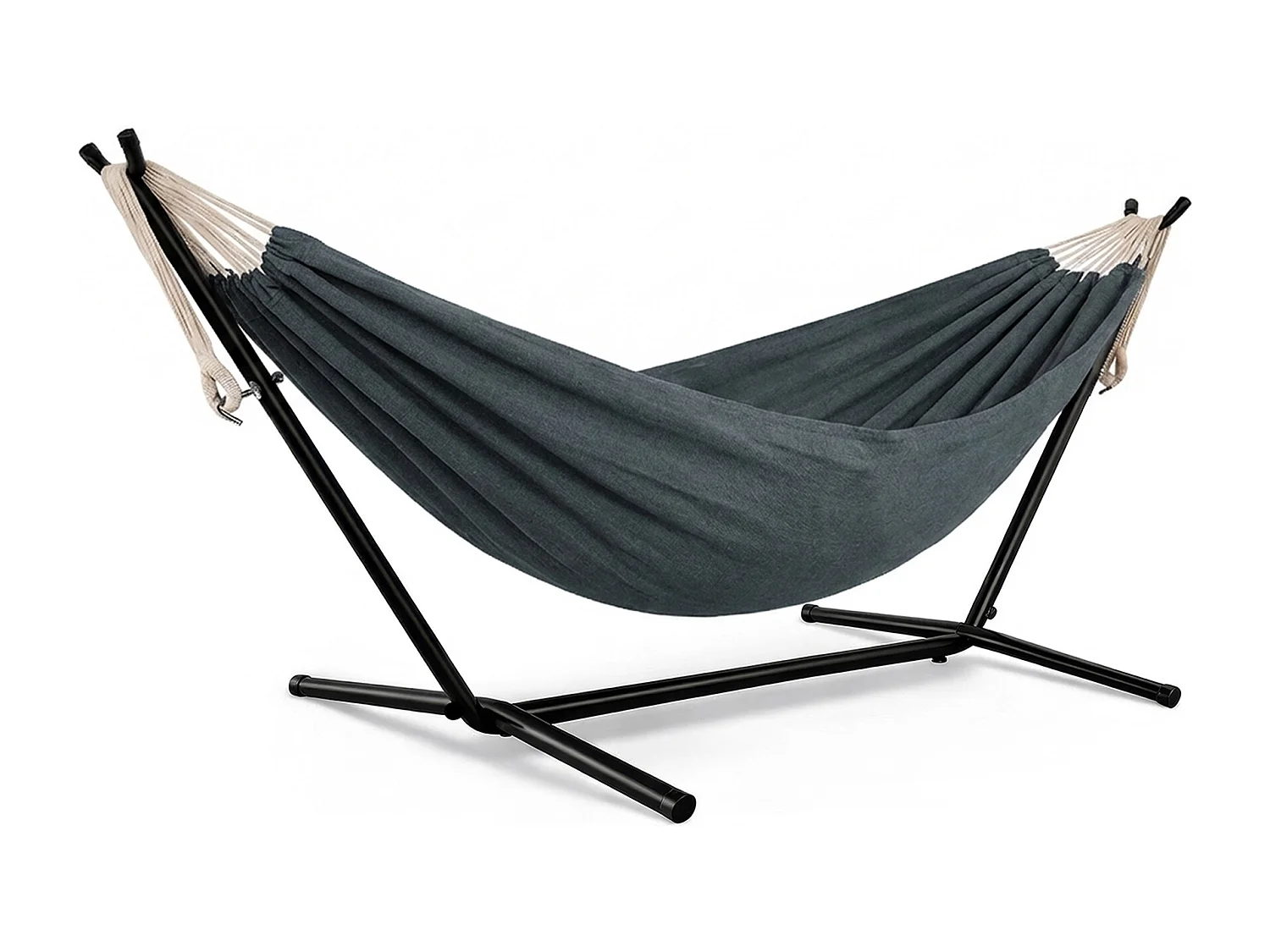 Amaca con supporto da giardino – Panama grigio scuro