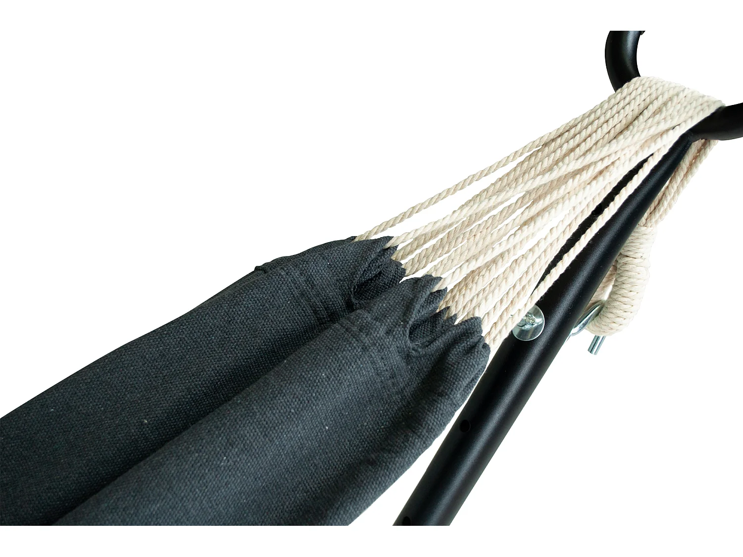 Amaca con supporto da giardino – Panama grigio scuro