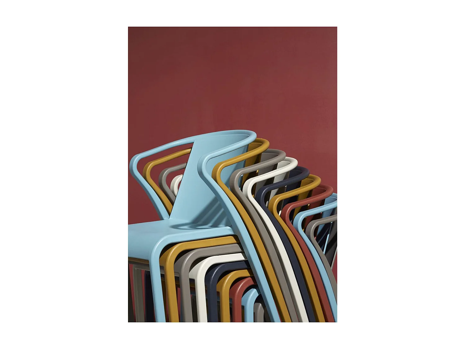 Fauteuil de Jardin Empilable "Fado" 76cm Taupe