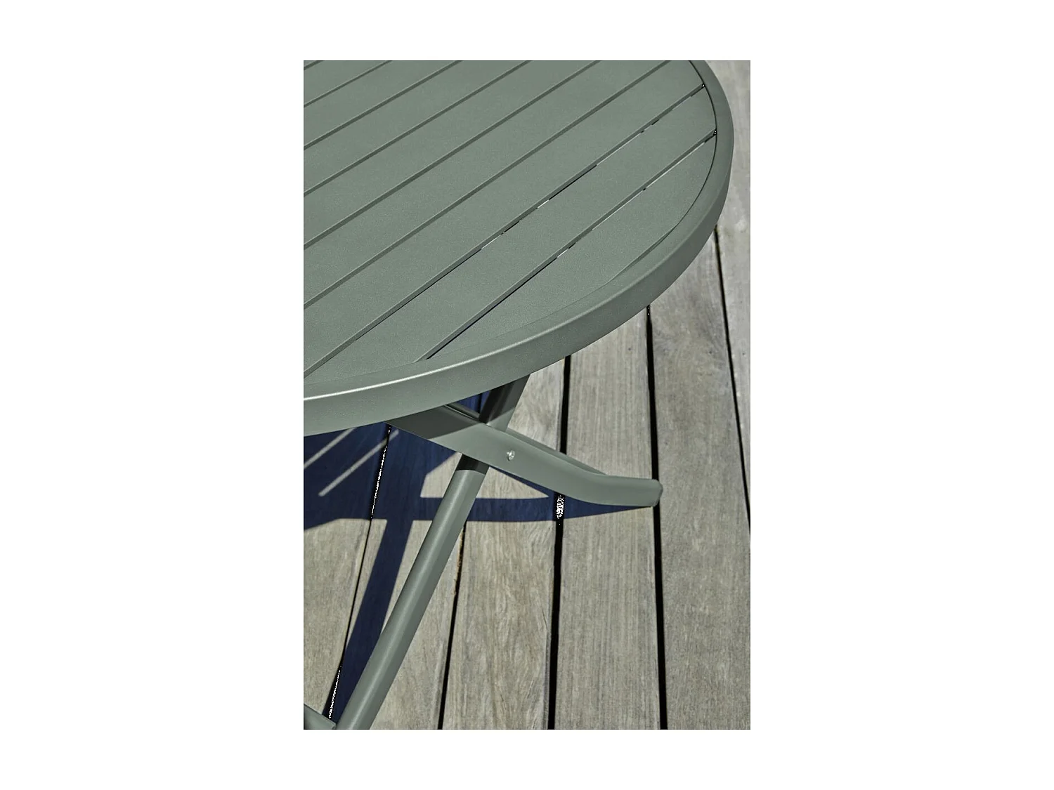 Table de Jardin Pliante "Marius" 110cm Kaki