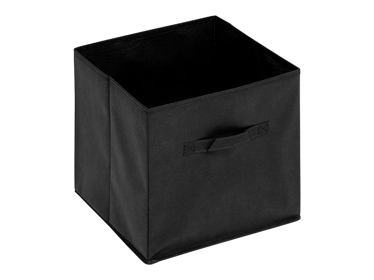 Étagère 3 Cases & 3 Boîtes "Mix n'Modul" 99cm Noir