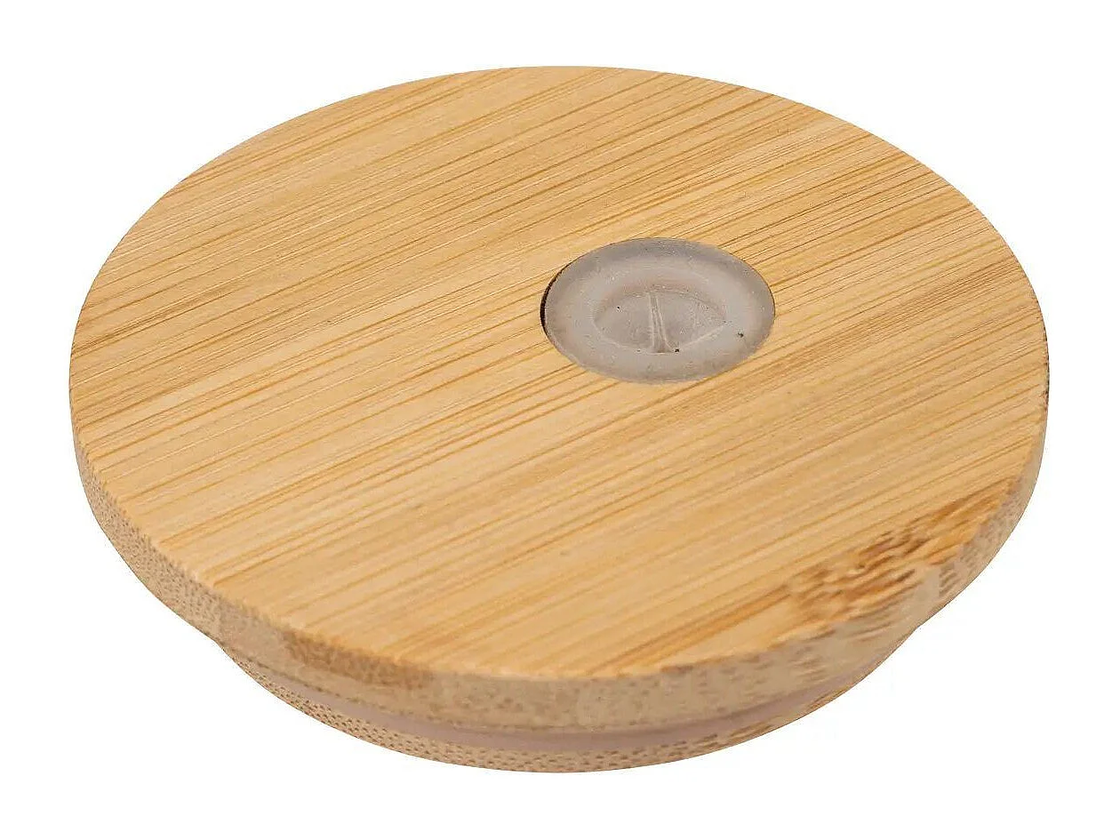 Coffret Carafe, 4 Verres & Pailles "Bambou" 28cm Transparent