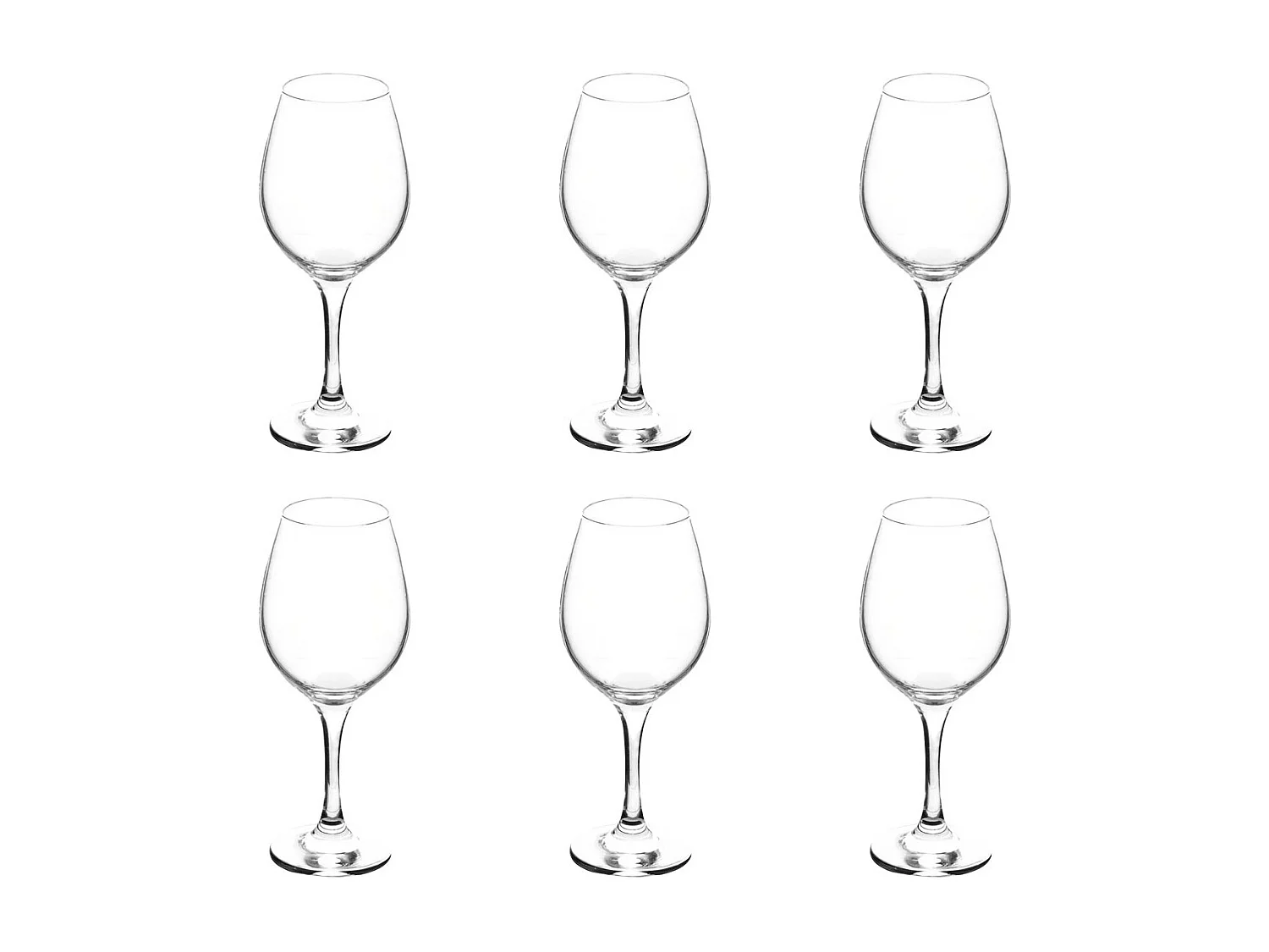 Lot de 6 Verres à Vin "Sofia" 46cl Transparent