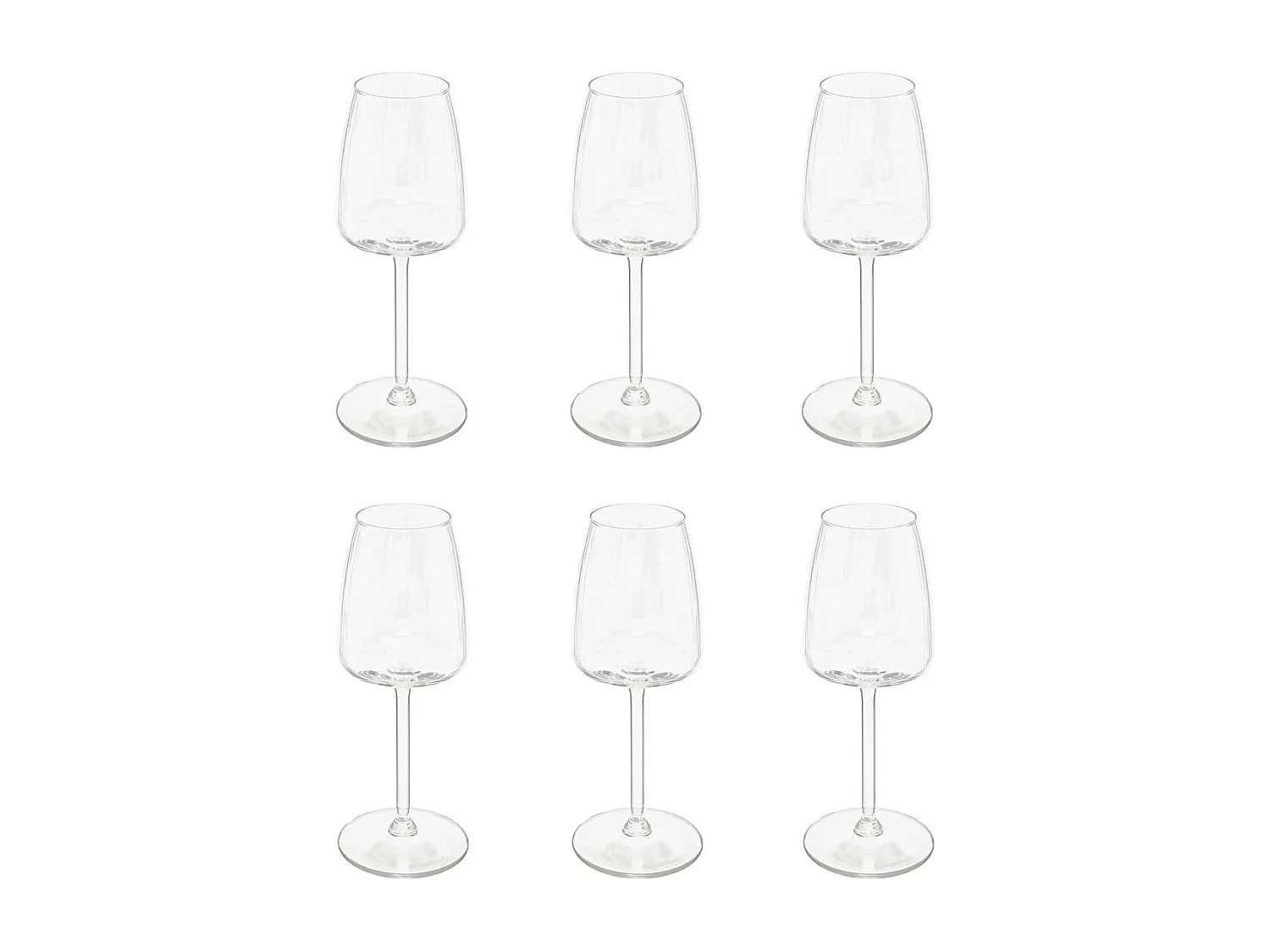 Lot de 6 Verres à Vin "Tanya" 31cl Transparent