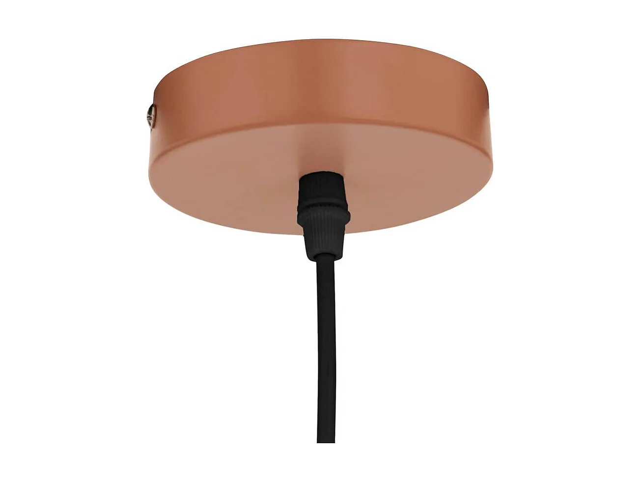 Lampe Suspension en Métal "Conia" 17cm Ambre