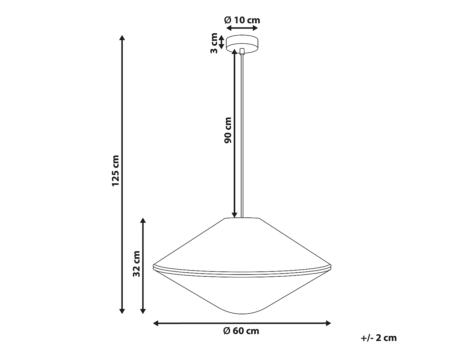 Pendant Lamp CAVES Paper Rope Natural