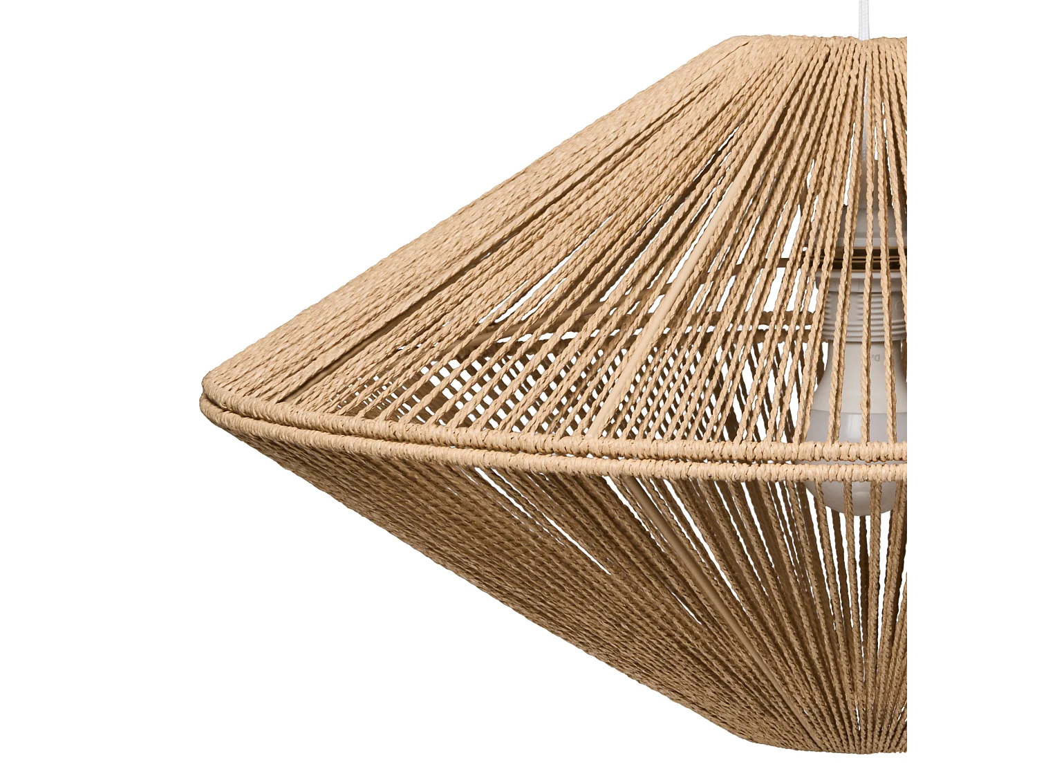 Pendant Lamp CAVES Paper Rope Natural