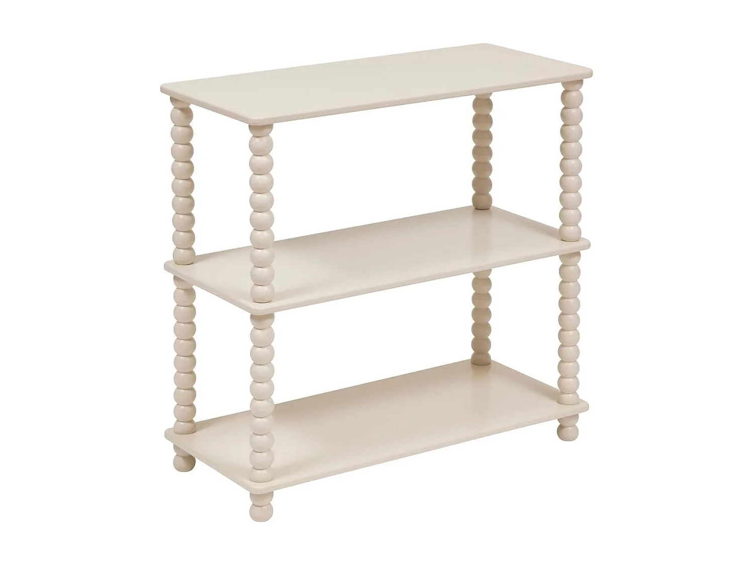 Estantería 2 estantes beige 75x75x34cm