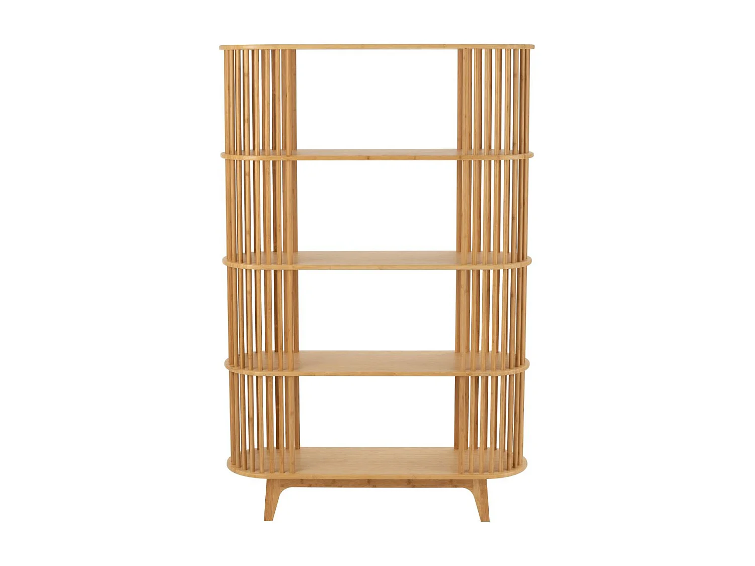 Étagère 4 Niveaux en Bambou "Live" 154cm Naturel