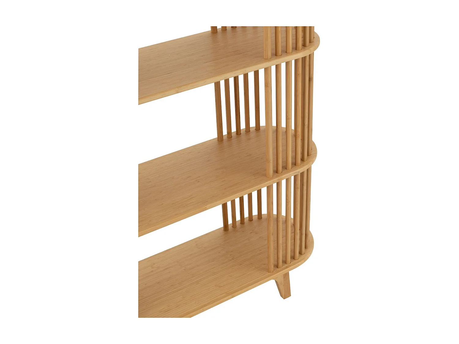 Étagère 4 Niveaux en Bambou "Live" 154cm Naturel