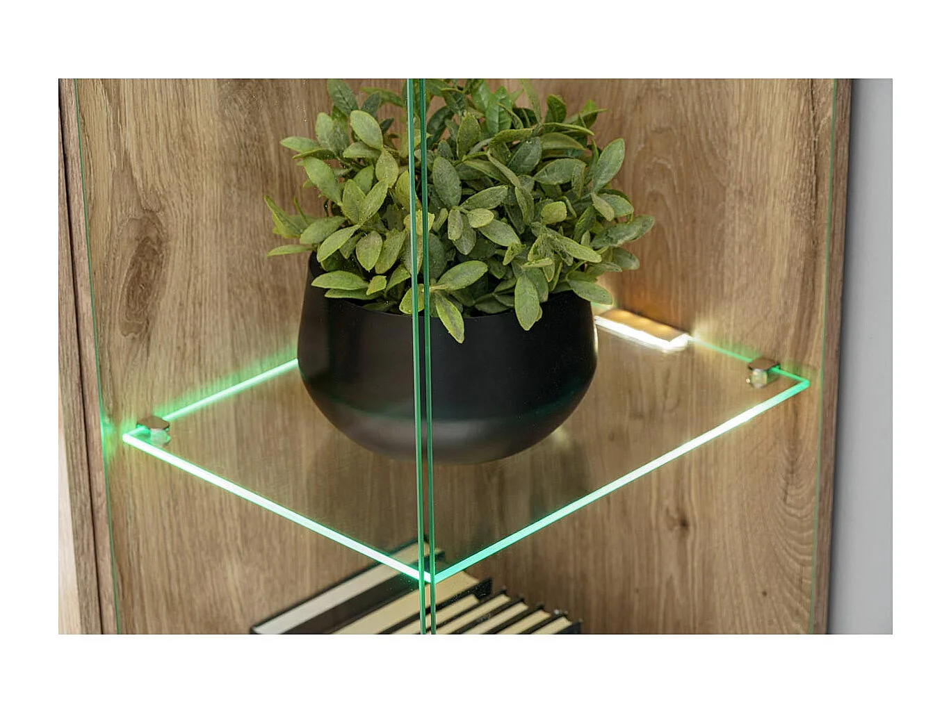 Meuble de Rangement Haut Rainuré "Catalina" 197cm Naturel