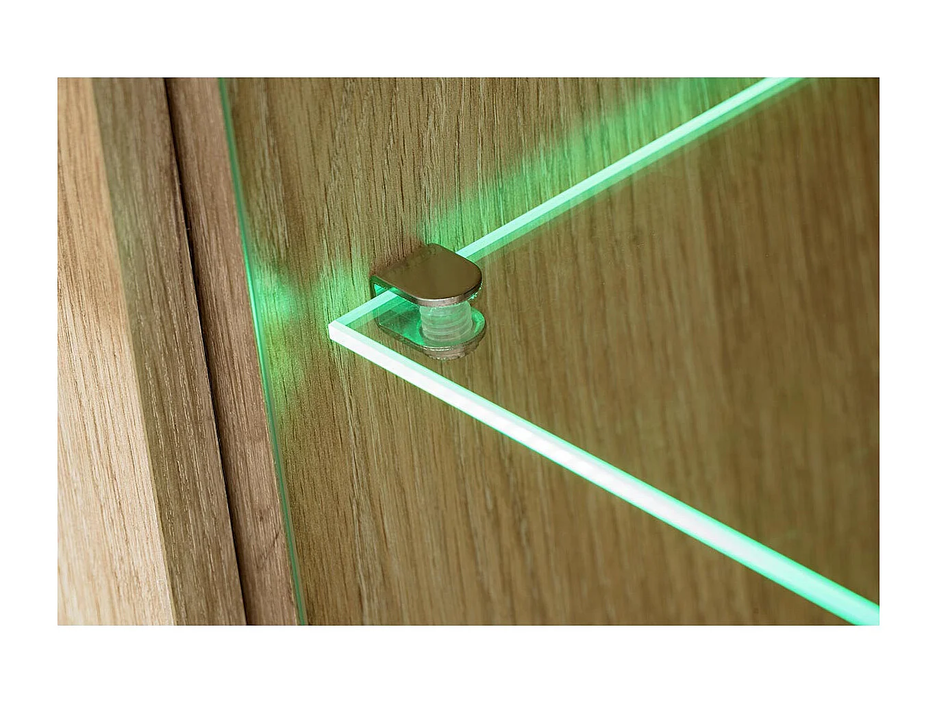 Meuble de Rangement Haut Rainuré "Catalina" 197cm Naturel