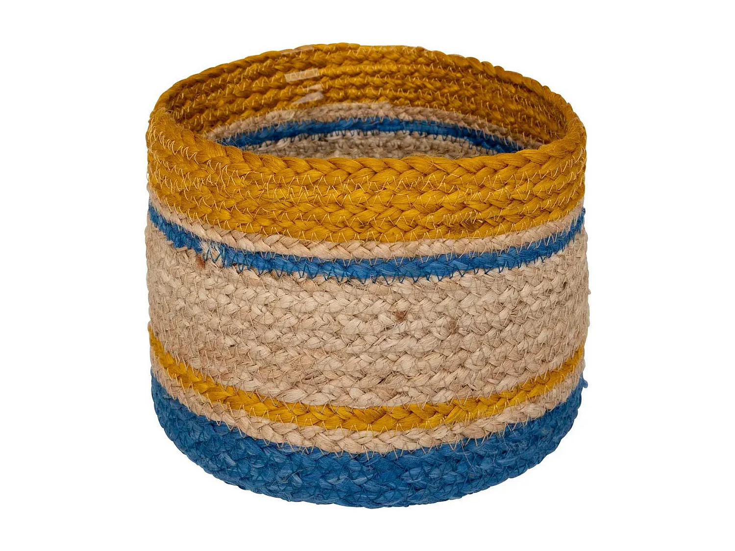Lot de 3 Paniers en Jute "Marrakech" 19cm Multicolore