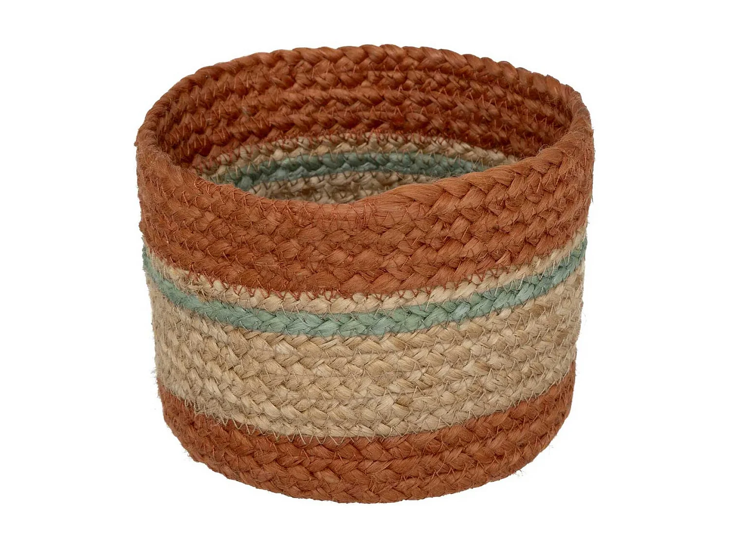 Lot de 3 Paniers en Jute "Marrakech" 19cm Multicolore