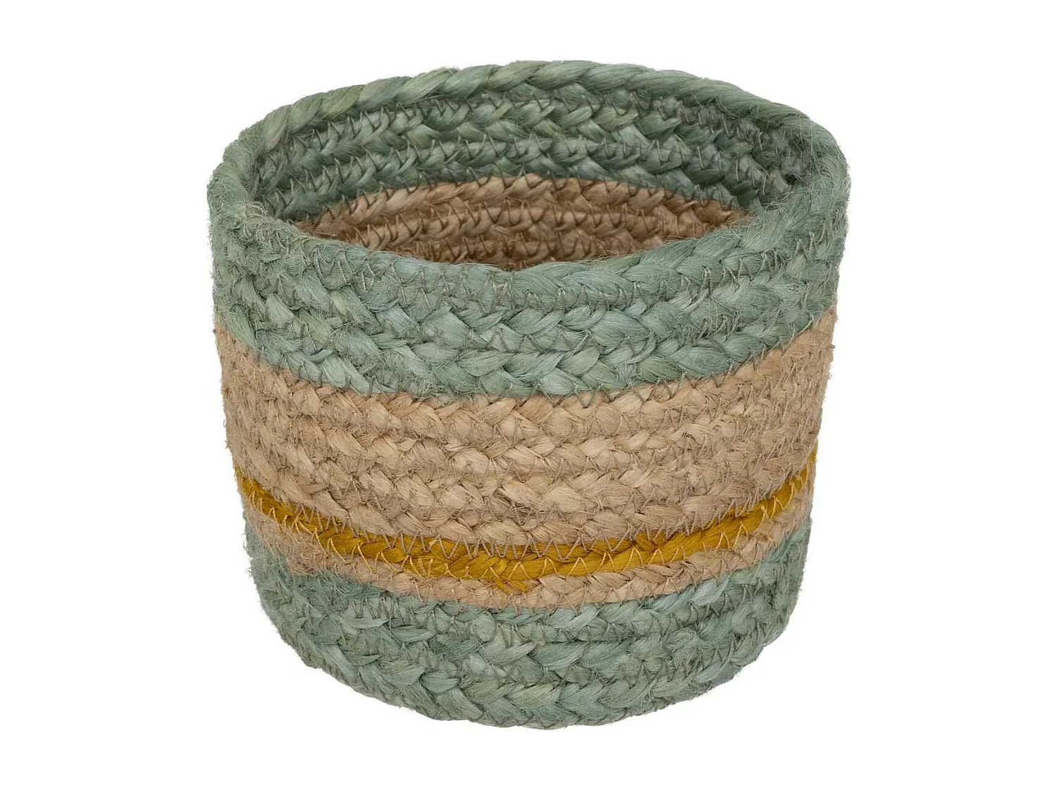 Lot de 3 Paniers en Jute "Marrakech" 19cm Multicolore